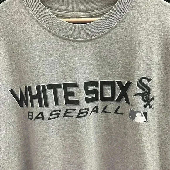 Vintage MLB Chicago White  Sox Spellout T-shirt Size XL - Picture 4 of 5
